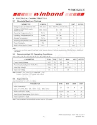 W9812G2KB-6I Datasheet Pagina 14