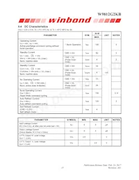 W9812G2KB-6I Datasheet Pagina 15