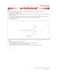 W9812G2KB-6I 데이터 시트 페이지 17