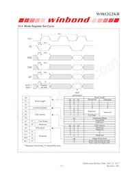 W9812G2KB-6I Datasheet Pagina 21