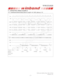 W9812G6KH-6I Datasheet Page 21
