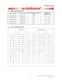 W9816G6JB-6I Datasheet Page 4