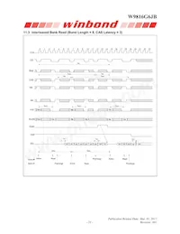 W9816G6JB-6I Datasheet Pagina 23