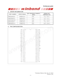 W9816G6JH-6I Datasheet Page 4
