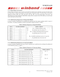 W9825G2JB-6I Datasheet Page 9