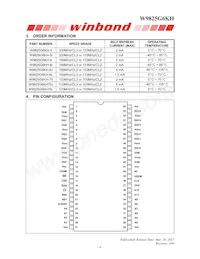 W9825G6KH-6I Datasheet Page 4