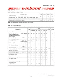 W9825G6KH-6I Datasheet Page 14