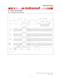 W9825G6KH-6I Datasheet Page 17