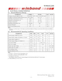 W9864G2JH-6 Datasheet Page 14