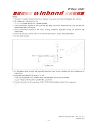 W9864G6KH-6I Datasheet Pagina 16