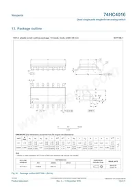 74HC4016D/AUJ Datasheet Page 16