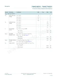 74HC4051D/AUJ Datasheet Page 11