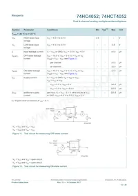 74HC4052PW/AUJ Datasheet Page 12
