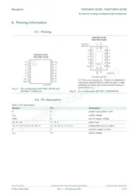 74HCT4051D-Q100 Datasheet Page 4
