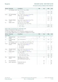 74HCT4051D-Q100 Datasheet Page 11