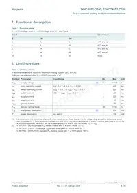 74HCT4052D-Q100 Datasheet Page 5