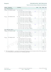 74HCT4053D-Q100 Datasheet Page 7