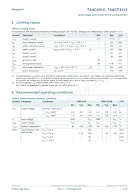 74HCT4316DB Datasheet Page 5