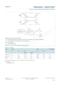 74HCT4351DB Datasheet Pagina 16