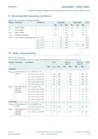 74HCT4851D Datasheet Page 6