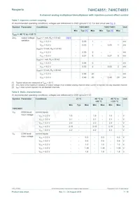 74HCT4851D Datasheet Page 7