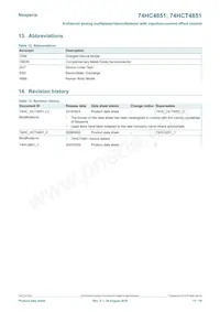 74HCT4851D Datasheet Page 17