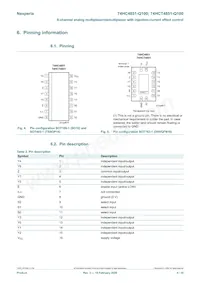 74HCT4851D-Q100 Datasheet Page 4