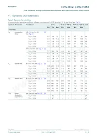 74HCT4852PW Datasheet Page 10