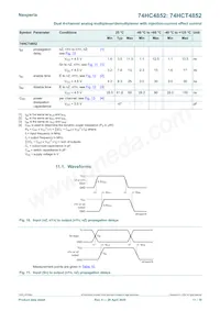 74HCT4852PW Datasheet Page 11