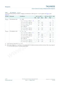 74LV4052PW/AUJ Datasheet Page 9
