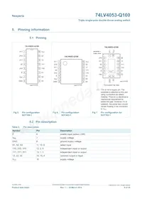 74LV4053BQ-Q100X Datasheet Page 4