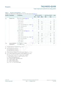 74LV4053BQ-Q100X Datasheet Page 12