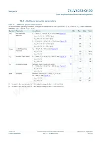 74LV4053BQ-Q100X Datasheet Pagina 15