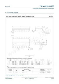 74LV4053BQ-Q100X Datasheet Page 19