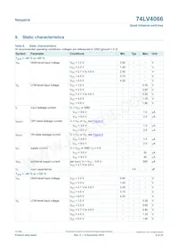 74LV4066DB Datasheet Page 5
