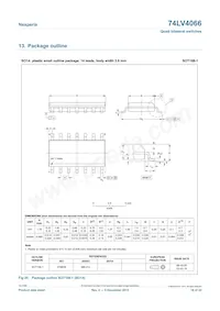 74LV4066DB Datasheet Page 16