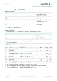 74LVC1G53DC-Q100H Datasheet Page 3