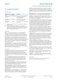 74LVC1G53DC-Q100H Datasheet Pagina 18