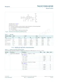 74LVC1G66GV-Q100 Datasheet Page 12