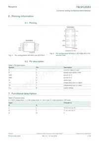74LVC2G53GD Datasheet Page 3