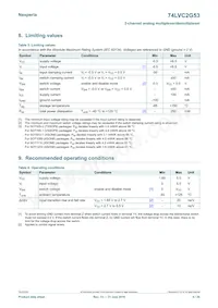 74LVC2G53GD Datasheet Page 4