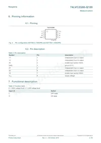 74LVC2G66DP-Q100H Datasheet Page 3