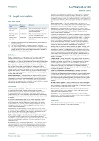 74LVC2G66DP-Q100H Datasheet Pagina 19