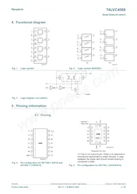 74LVC4066D Datasheet Page 2