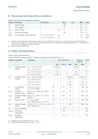 74LVC4066D數據表 頁面 4