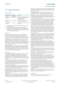 74LVC4066D Datasheet Page 19