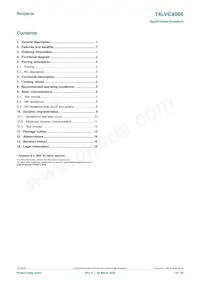 74LVC4066D Datasheet Pagina 20