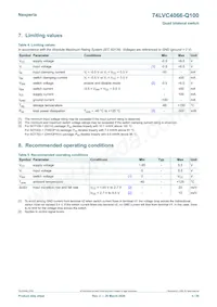 74LVC4066PW-Q100J Datasheet Page 4