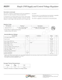 A8291SETTR-T Datasheet Page 3