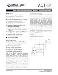 ACT334US-T Datasheet Cover